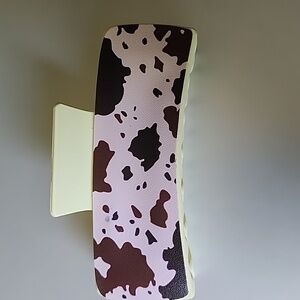 Boho Simulated Leather  Hair Claw Southwestern